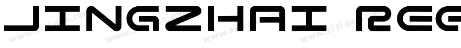 jingzhai Regular字体转换